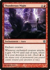 Thunderous Might - Born of the Gods - NM