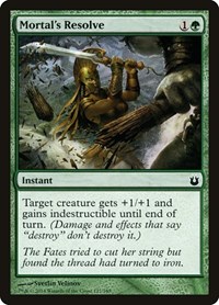 Mortal's Resolve - Born of the Gods - NM