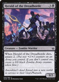 Herald of the Dreadhorde - War of the Spark - NM