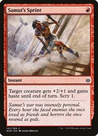 Samut's Sprint - War of the Spark - NM