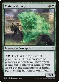 Vivien's Grizzly - War of the Spark - NM