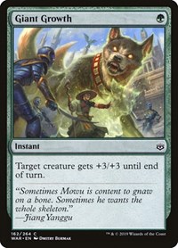 Giant Growth - War of the Spark - NM