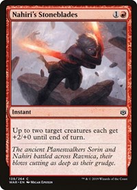 Nahiri's Stoneblades - War of the Spark - NM