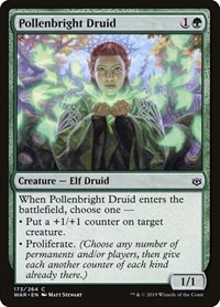 Pollenbright Druid - War of the Spark - NM