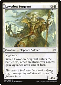 Loxodon Sergeant - War of the Spark - NM