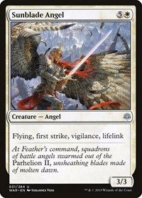 Sunblade Angel - War of the Spark - NM