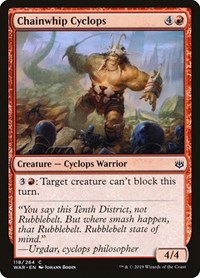 Chainwhip Cyclops - War of the Spark - NM