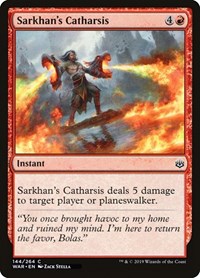 Sarkhan's Catharsis - War of the Spark - NM