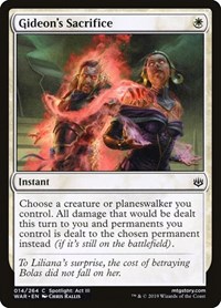 Gideon's Sacrifice - War of the Spark - NM