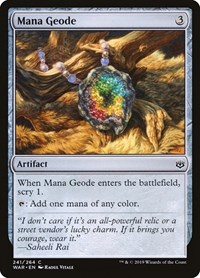 Mana Geode - War of the Spark - NM