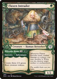 Flaxen Intruder (Showcase) - Throne of Eldraine - NM