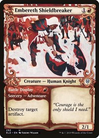 Embereth Shieldbreaker (Showcase) - Throne of Eldraine - NM