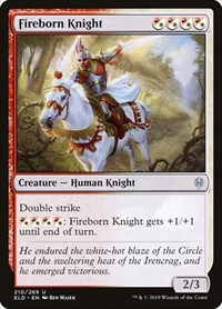 Fireborn Knight - Throne of Eldraine - NM