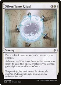 Silverflame Ritual - Throne of Eldraine - NM