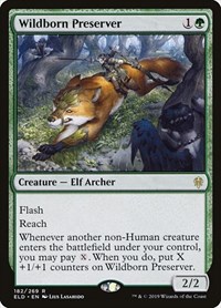 Wildborn Preserver - Throne of Eldraine - NM