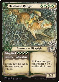 Oakhame Ranger (Showcase) - Throne of Eldraine - NM
