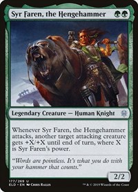 Syr Faren, the Hengehammer - Throne of Eldraine - NM