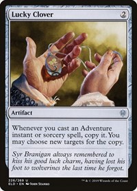 Lucky Clover - Throne of Eldraine - NM