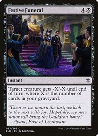Festive Funeral - Throne of Eldraine - NM
