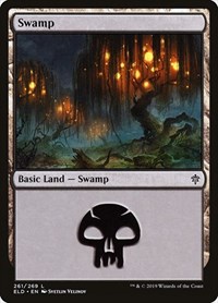 Swamp (261) - Throne of Eldraine - NM