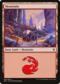 Mountain (263) - Throne of Eldraine - NM
