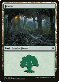 Forest (267) - Throne of Eldraine - NM