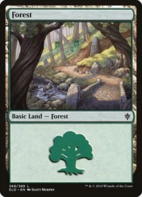 Forest (268) - Throne of Eldraine - NM