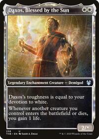 Daxos, Blessed by the Sun (Showcase) - Theros: Beyond Death - NM