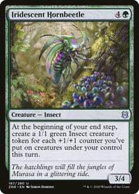 Iridescent Hornbeetle - Zendikar Rising - NM