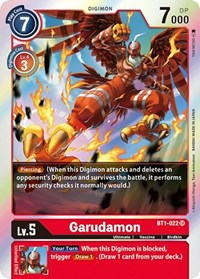 Garudamon - BT1-022 - Release Special Booster 1.0 - NM