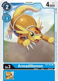 Armadillomon - BT1-027 - Release Special Booster 1.0 - NM