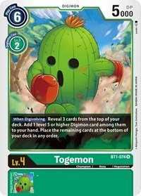 Togemon - Release Special Booster 1.0 - NM