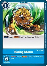 Boring Storm - Release Special Booster 1.0 - NM