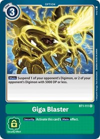 Giga Blaster - Release Special Booster 1.0 - NM