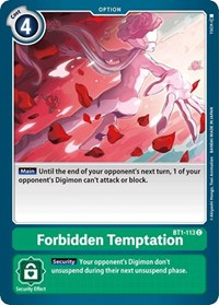Forbidden Temptation - Release Special Booster 1.0 - NM
