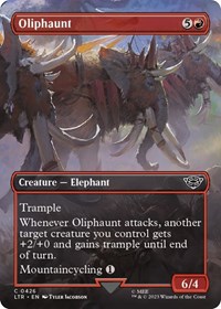 Oliphaunt (Borderless) - UB: Lord of the Rings - NM