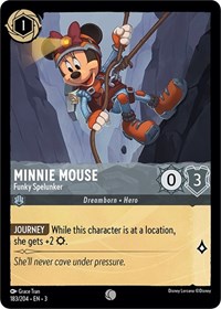 Minnie Mouse - Funky Spelunker - Into the Inklands - NM