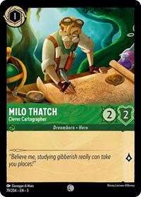 Milo Thatch - Clever Cartographer - Into the Inklands - NM
