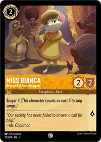 Miss Bianca - Rescue Aid Society Agent - Into the Inklands - NM