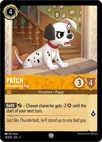 Patch - Intimidating Pup - Into the Inklands - NM