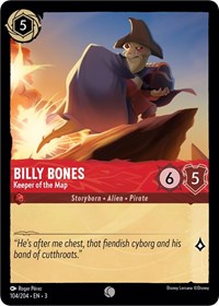 Billy Bones - Keeper of the Map - Into the Inklands - NM