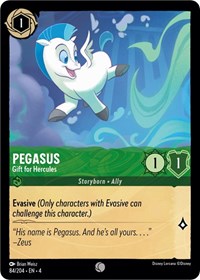 Pegasus - Gift for Hercules - Ursula's Return - NM
