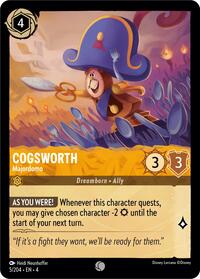 Cogsworth - Majordomo - Ursula's Return - NM