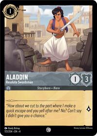 Aladdin - Resolute Swordsman - Ursula's Return - NM