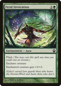 Feral Invocation - Theros - NM
