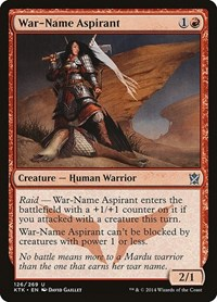 War-Name Aspirant - Khans of Tarkir - NM