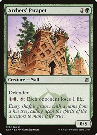 Archers' Parapet - Khans of Tarkir - NM