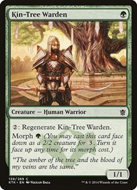 Kin-Tree Warden – Khans of Tarkir – NM