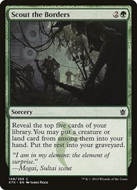 Scout the Borders - Khans of Tarkir - NM