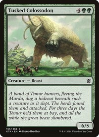 Tusked Colossodon – Khans of Tarkir – NM